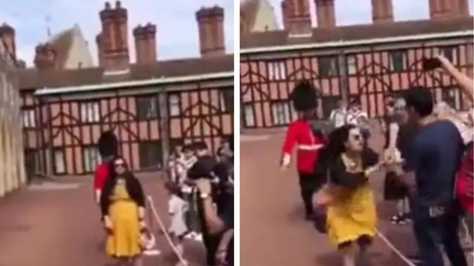 Βρετανία: Μέλος της βασιλικής φρουράς σπρώχνει βίαια τουρίστρια (βίντεο)